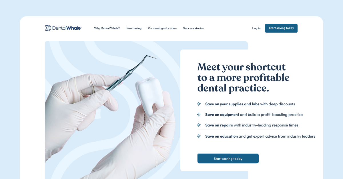 Dental Whale Your partner for a more profitable dental practice